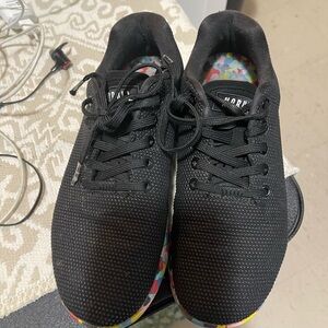 NOBULL Black Sneakers with Multicolor Soles